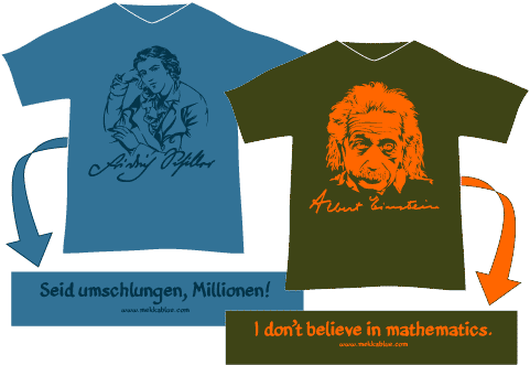 Shirt Schiller Einstein