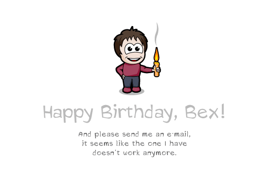 Happy Birthday, Bex!