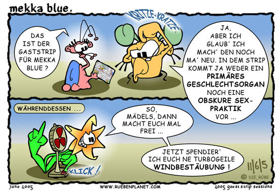 Guest strip by Die Rübe.
