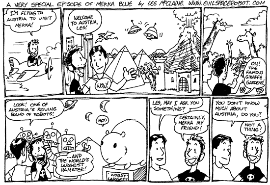 Guest strip by Les McClaine.